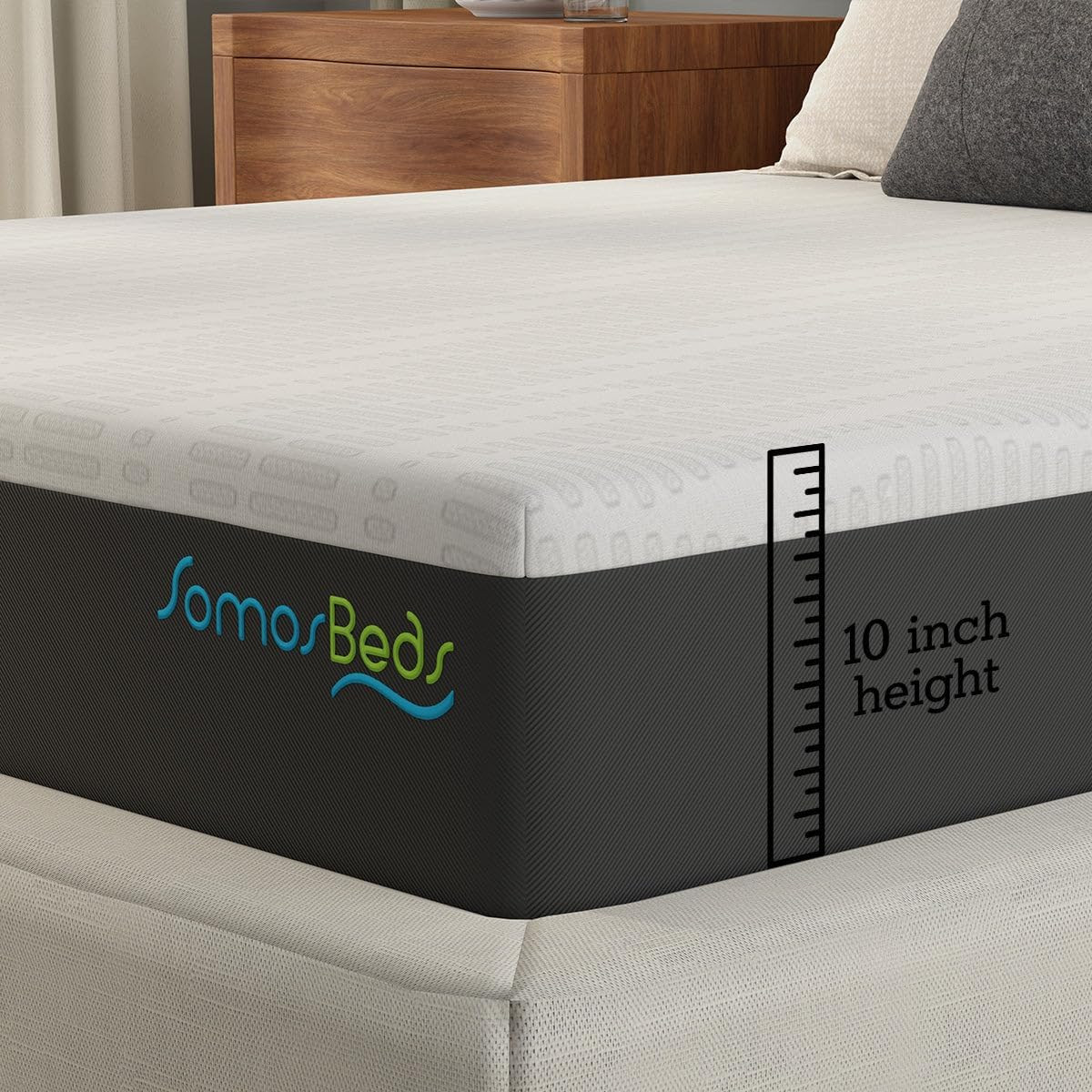 10-Inch Twin Gel Memory Foam Mattress – Medium Firm, Easy to Ship in a Box
