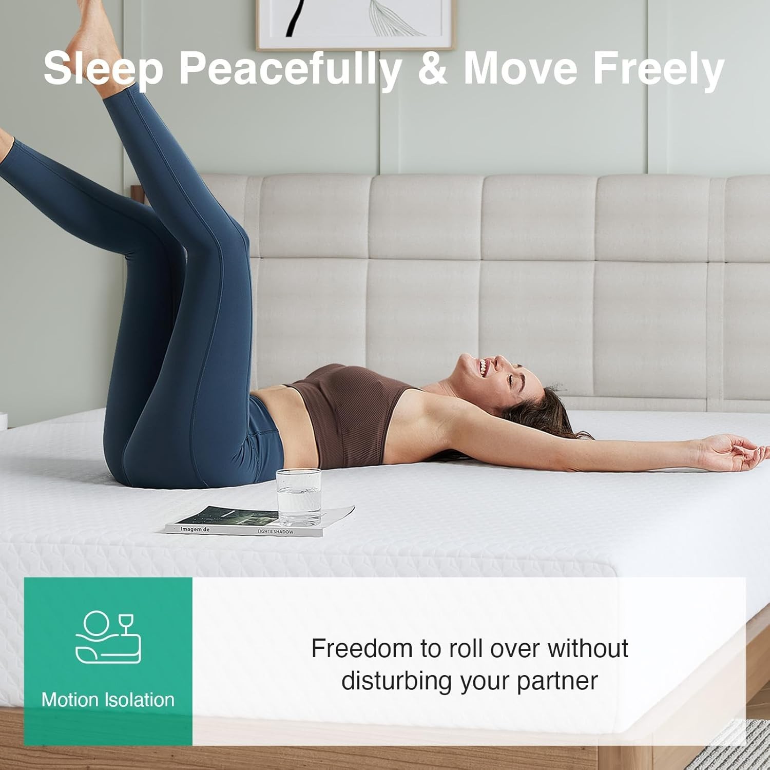 10 Inch Queen Mattress, Memory Foam Mattress Queen with Breathable Comfort La…