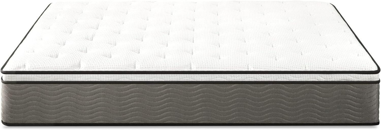 Slumber 1 by Zinus Maximum Support Plus Extra Firm 12” Inch Twin Spring Mattress