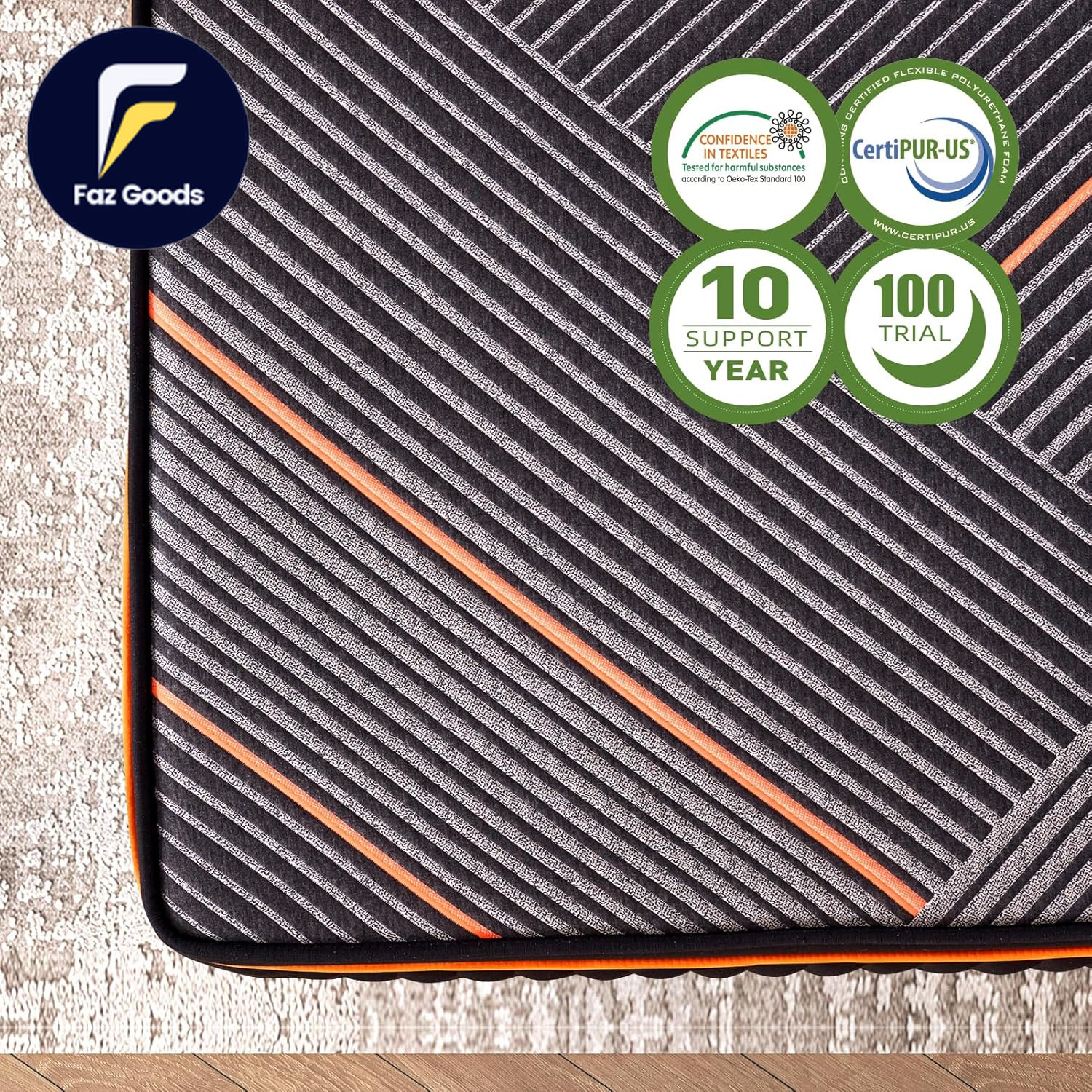 California King Mattress,14 Inch Soft Hybrid Mattress Memory Foam with Individua