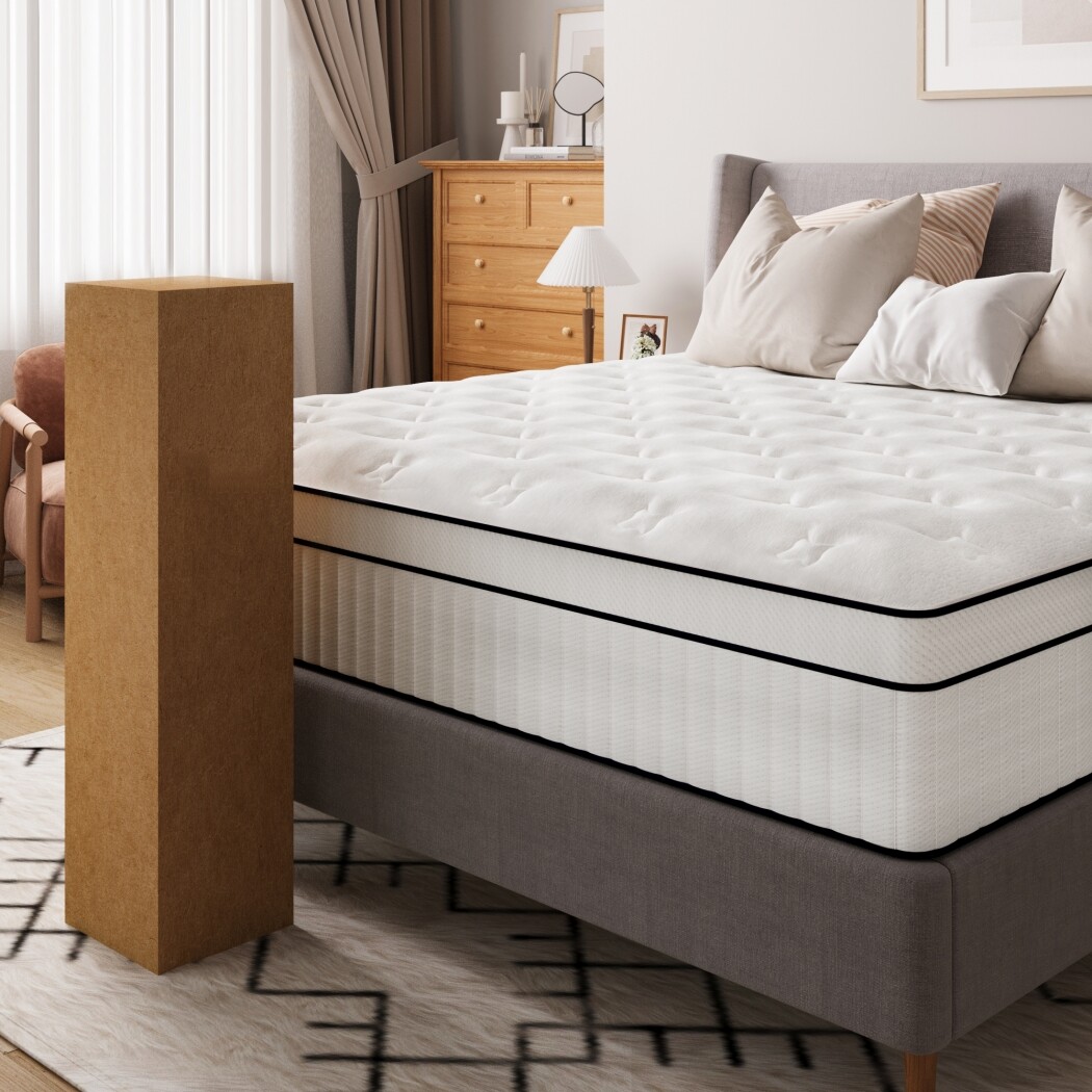 12″14″ Mattress in a Box Twin Full Queen King Size Hybrid Spring Gel Memory Foam