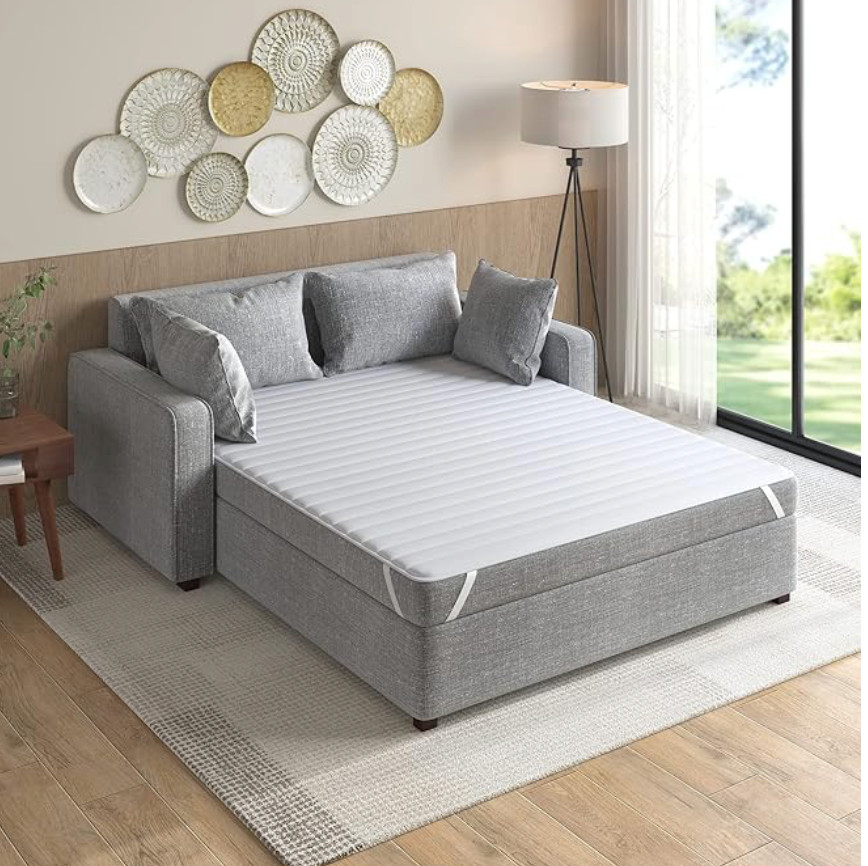 60″x72″ Delta Ultra-Soft Microfiber Waterproof Sofa Bed Mattress Pad NWT