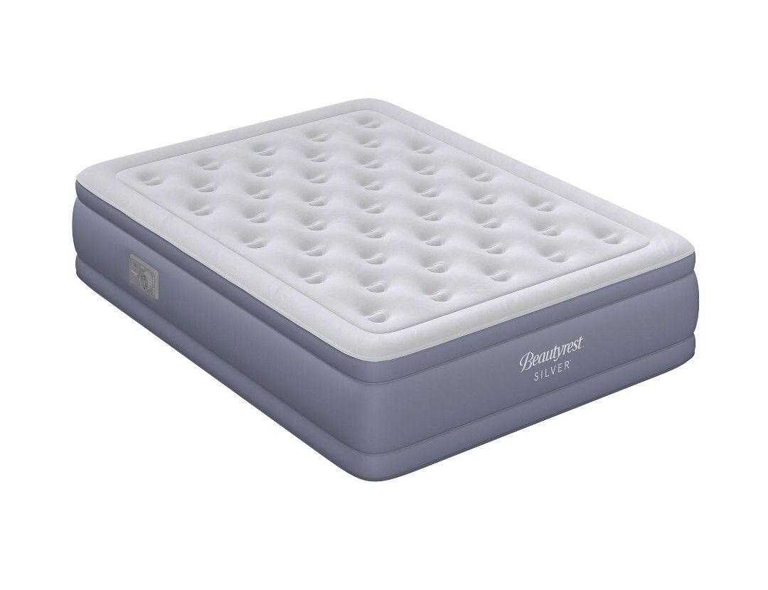 Beautyrest Silver 18″ Sensa-Lux Dual Coil Pillow Top Air Mattress Queen Used