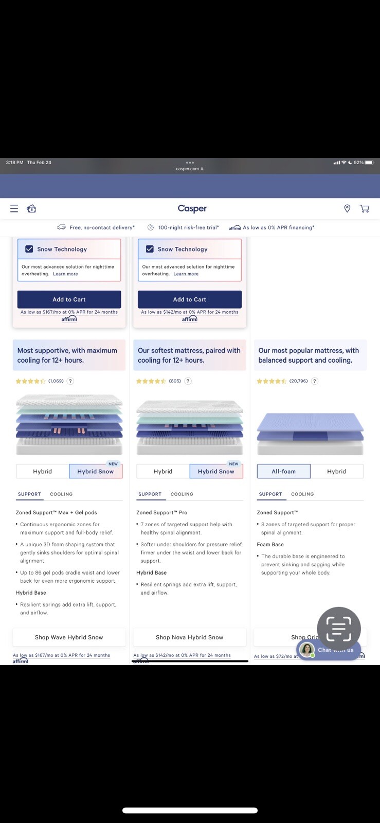 casper mattress queen