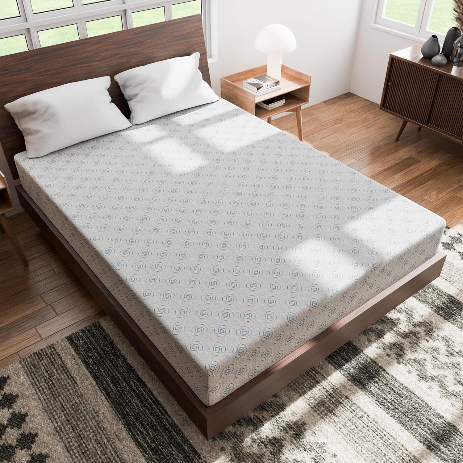 Varek 10″ Queen Memory Foam Mattress – Comfort & Quality, CertiPUR-US Certified