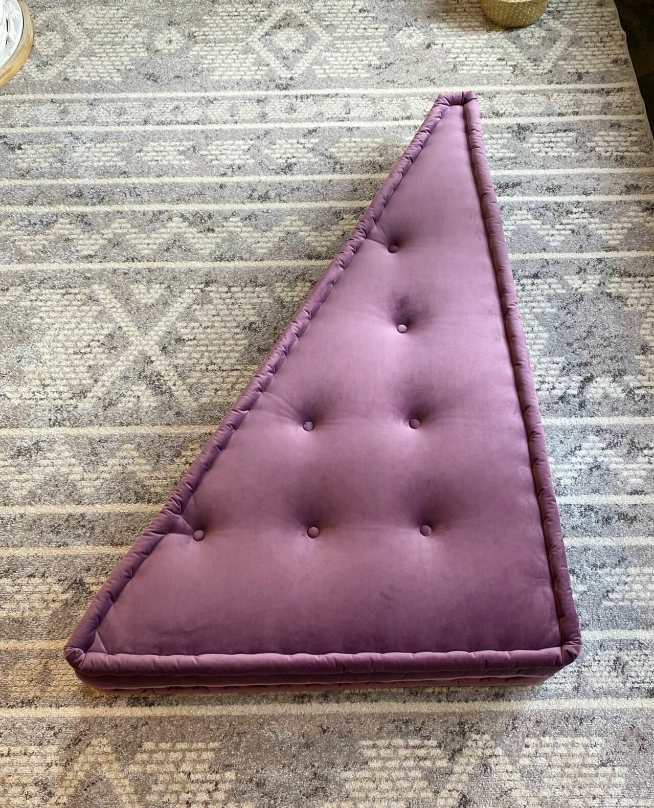Boho French Moroccan Modular Sectional Custom Mah Jong Sofa Couch Mat -Irregular