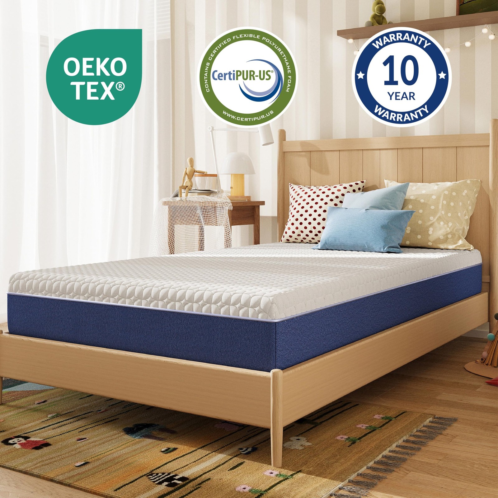 6 Inch Full Size Mattress, Firm Gel Memory Foam Full Mattress in a Box, Firm …