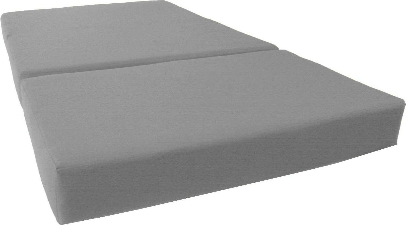 Twin Shikibuton Trifold Foam Beds, Folding Mattresses 6x39x75, Gray