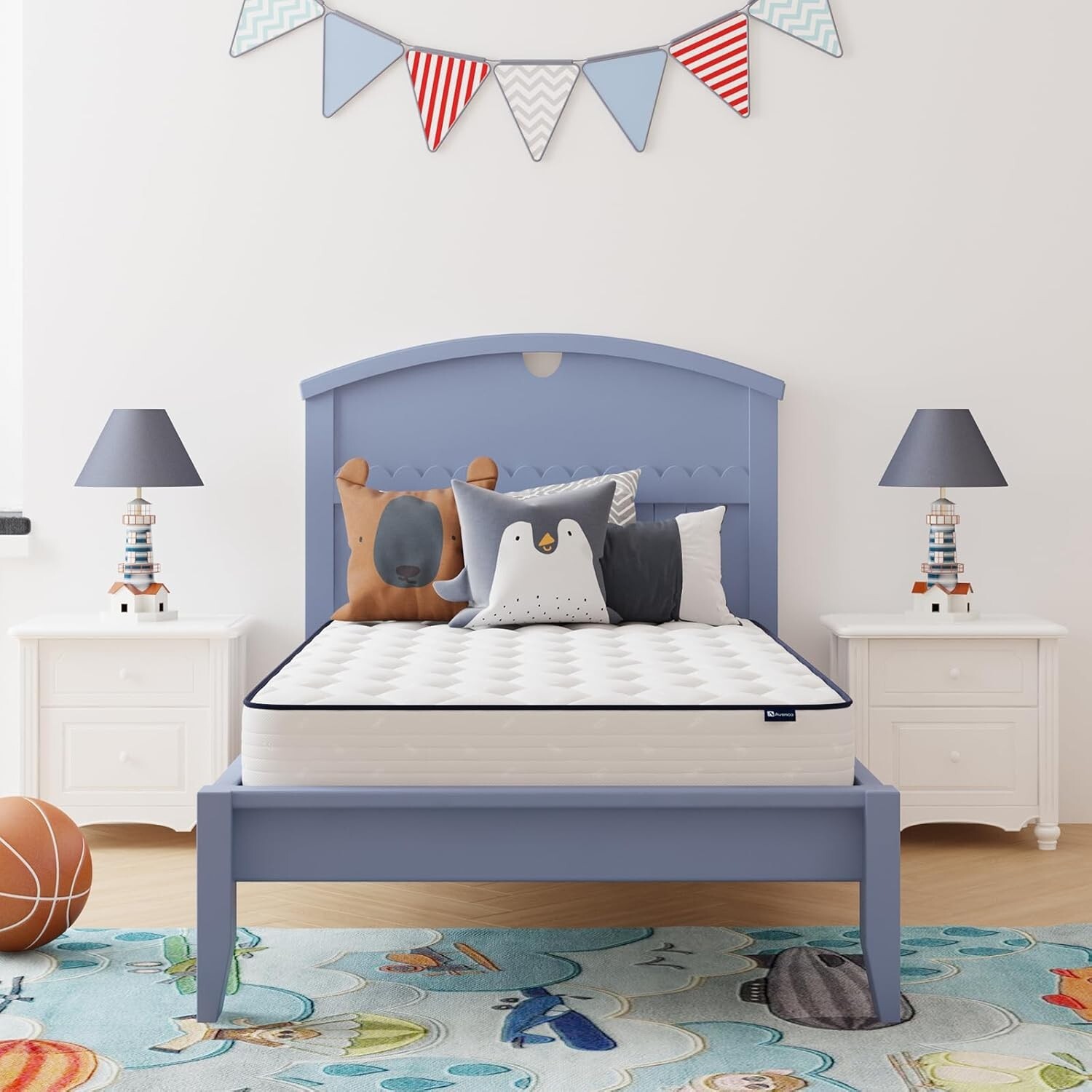 6 Inch Twin Mattress, Foam and Spring Hybrid Mattress in a Box, Medium Soft, …