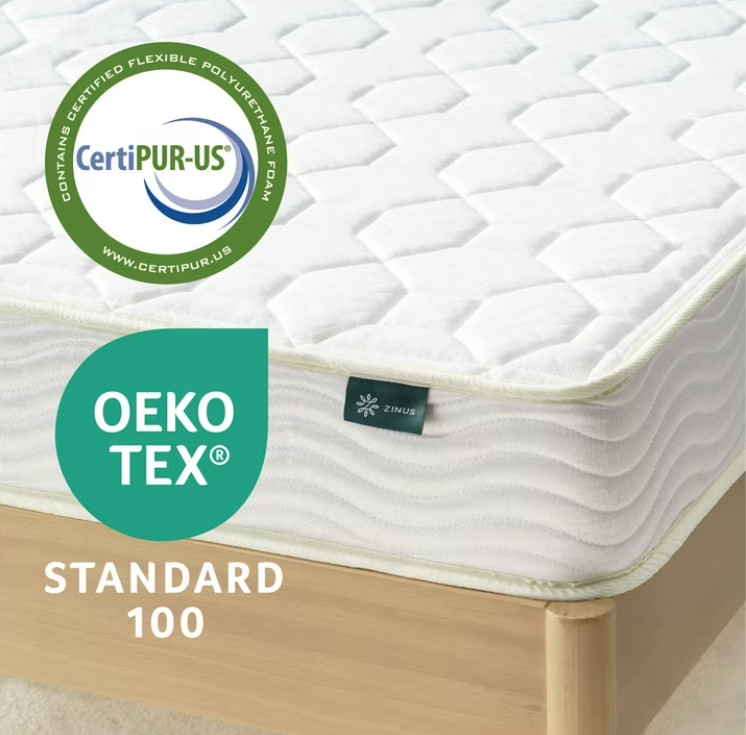 Zinus 6″ Core Comfort Tight Top Bonnell Innerspring Mattress, Twin XL