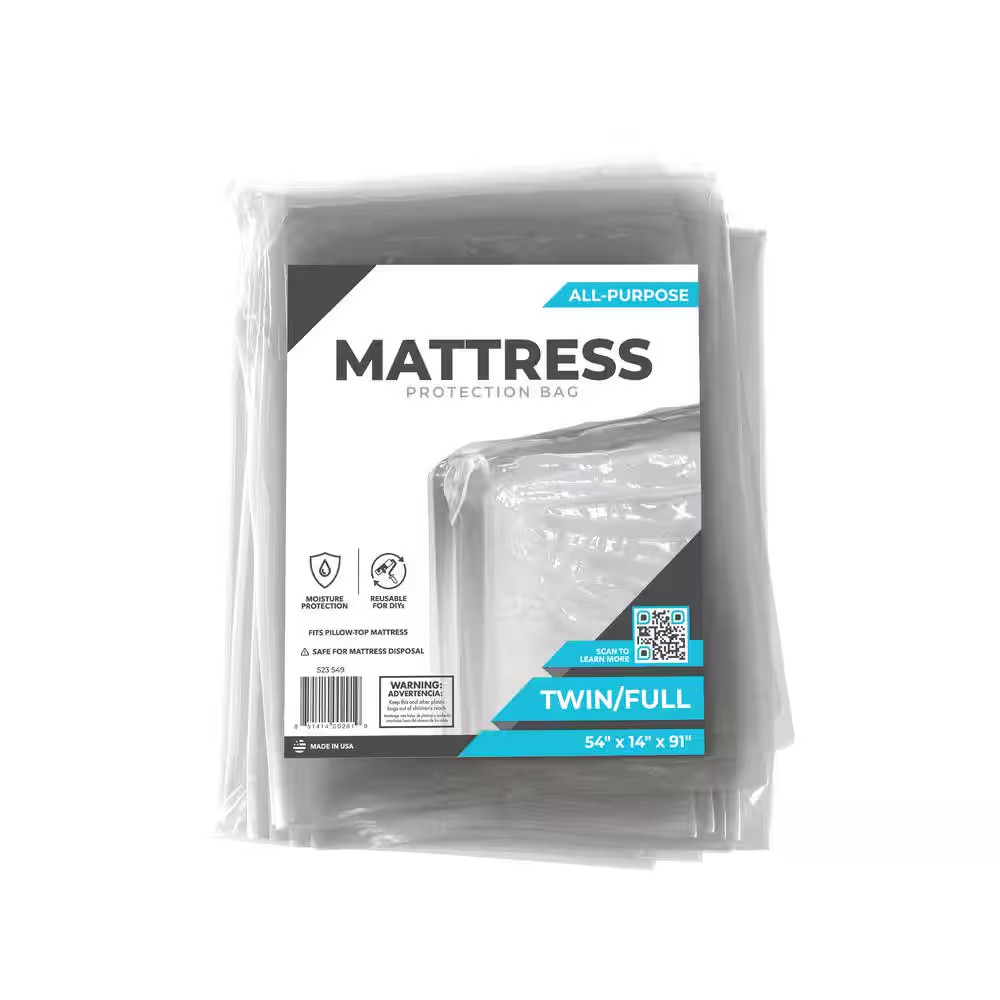 Twin/Full Mattress Bag plus Queen/King Mattress Bag Combo Pack