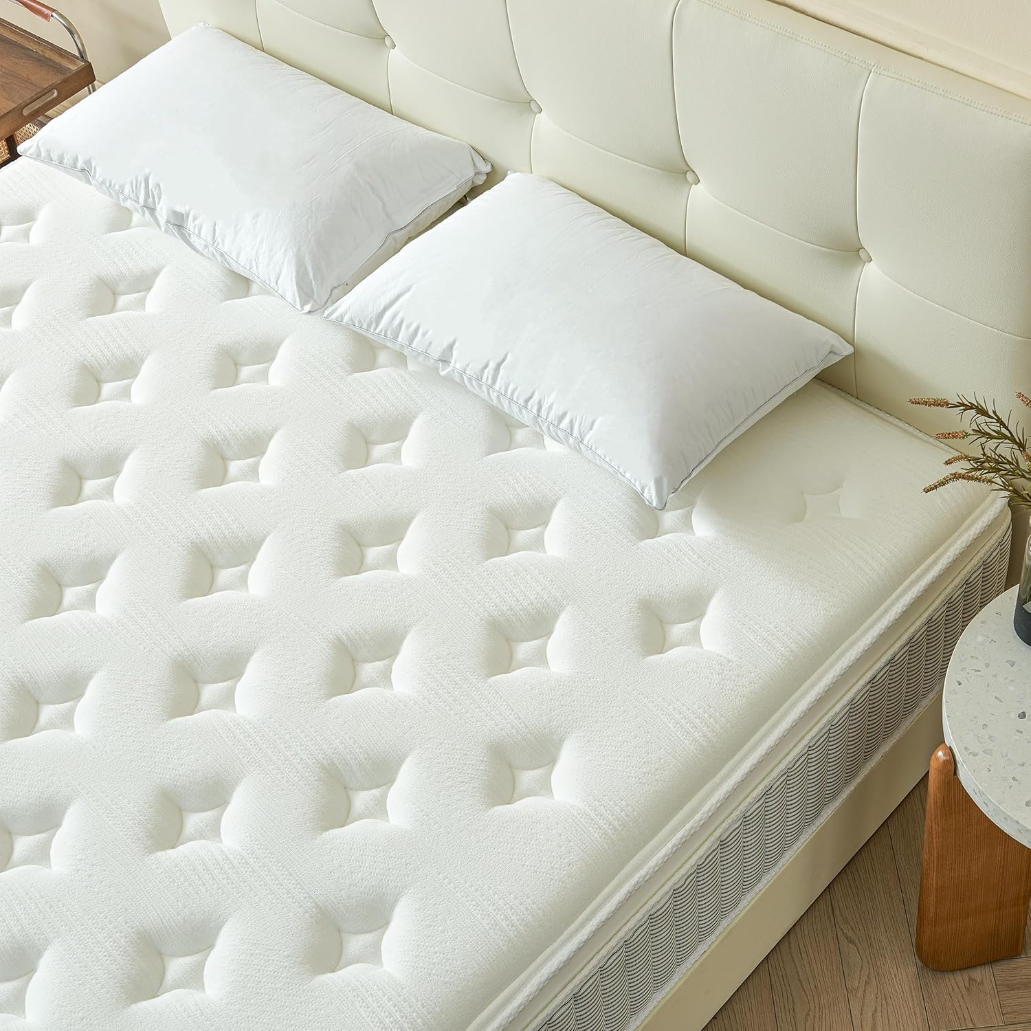 12 Inch Queen Mattress in a Box Hybrid Gel Memory Foam Pocket Spring Soft Plush