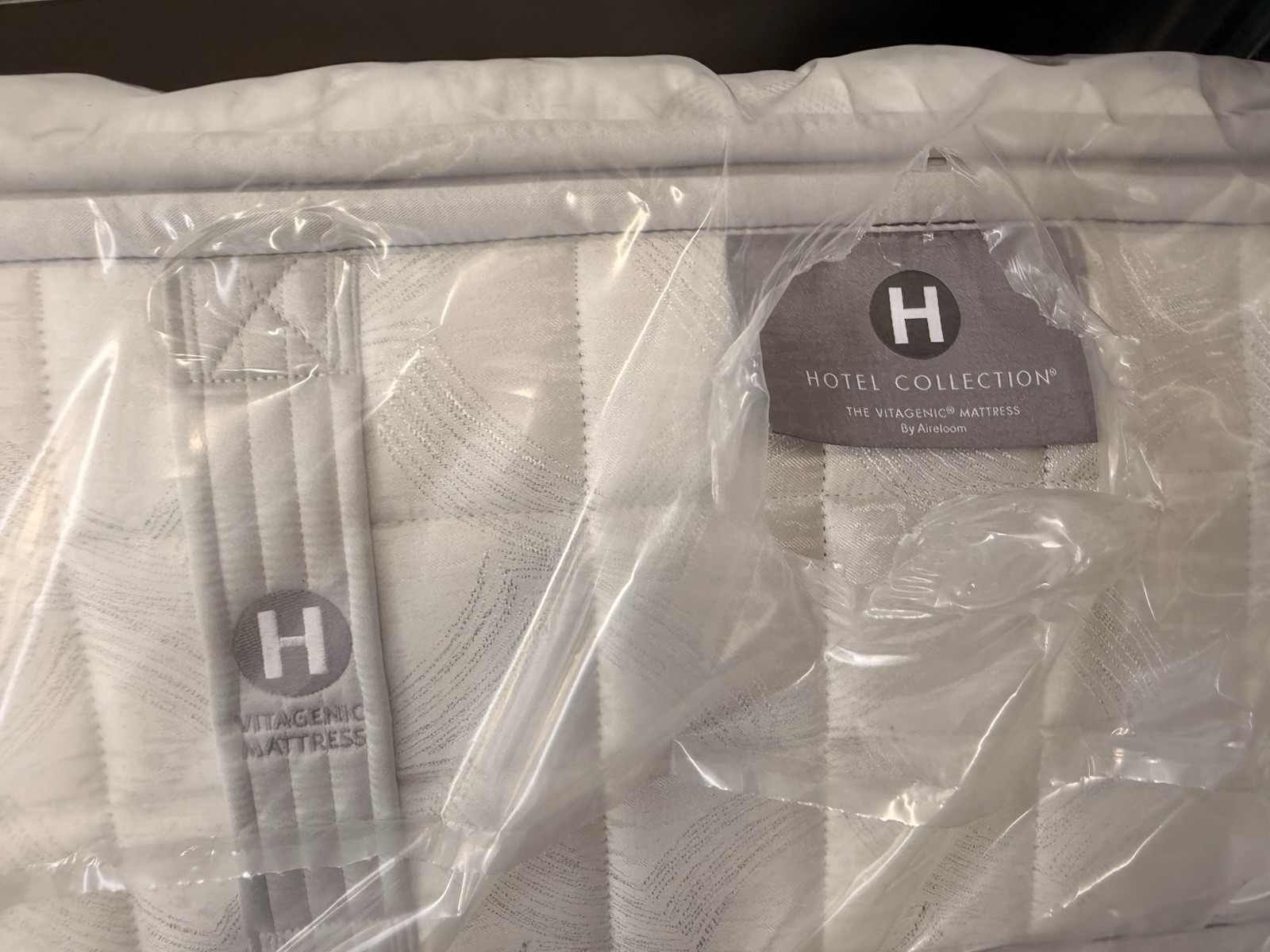 AIRELOOM KING HOTEL HANDMADE COPPERTECH II SILVER PTOP PLUSH MATTRESS NEW SHIP