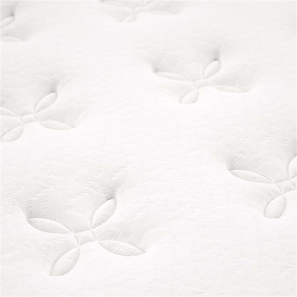 Modway Jenna 10″ Modern Innerspring and Foam Twin Mattress in White