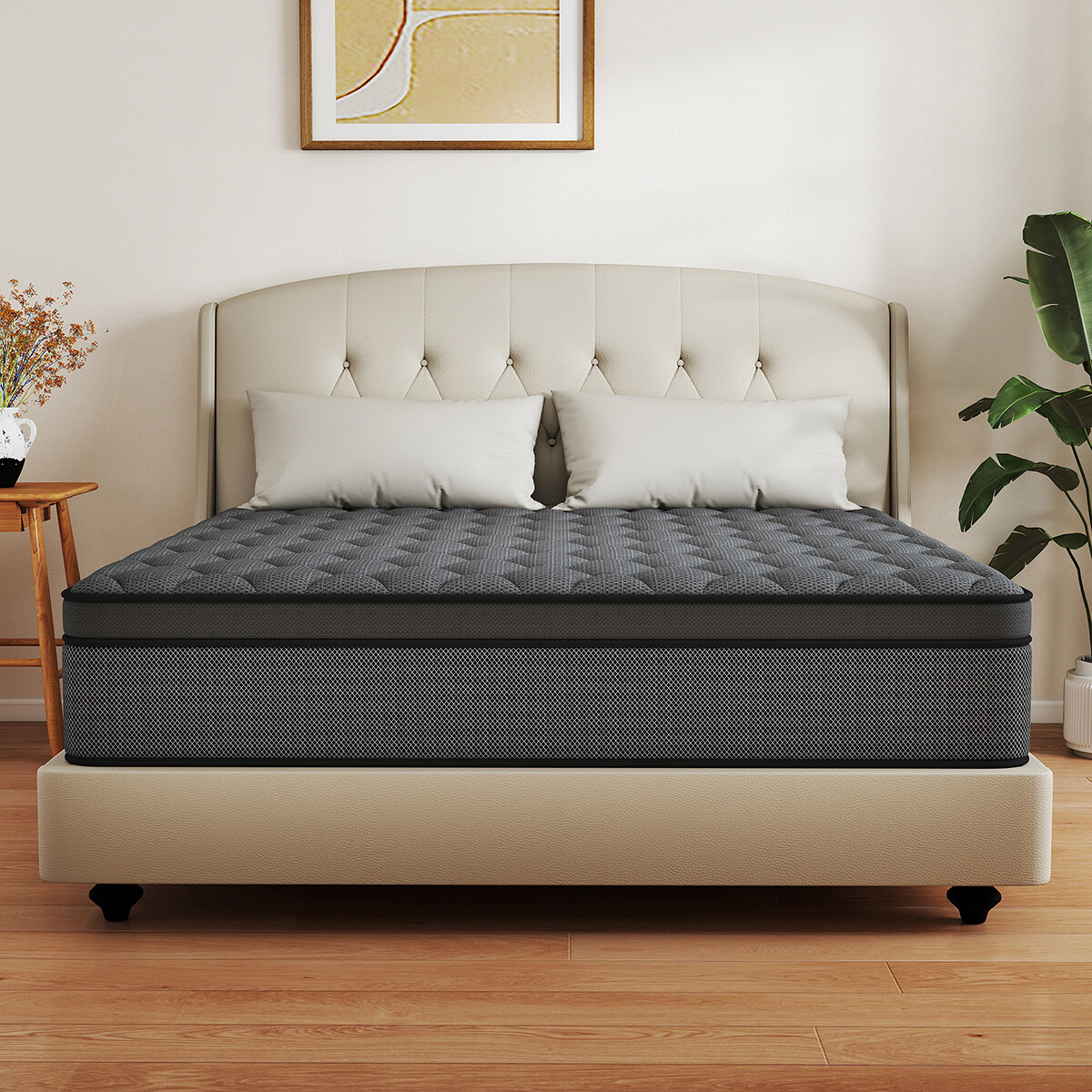 12″ Mattress In a Box Gel Memory Foam Pocket Spring Twin Full Queen King Size