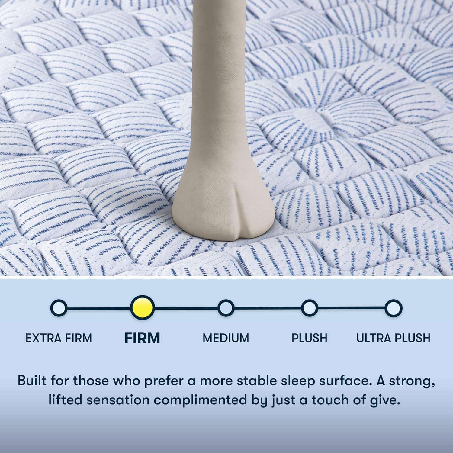Perfect Sleeper Enhanced 12″ Queen Mattress – Firm, Cooling Gel Memory Foam, Poc