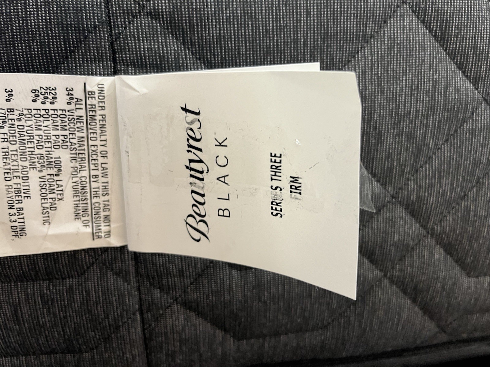 New BEAUTYREST BLACK Series 3 Firm Queen MATTRESS $4,000.00 Free Shipping