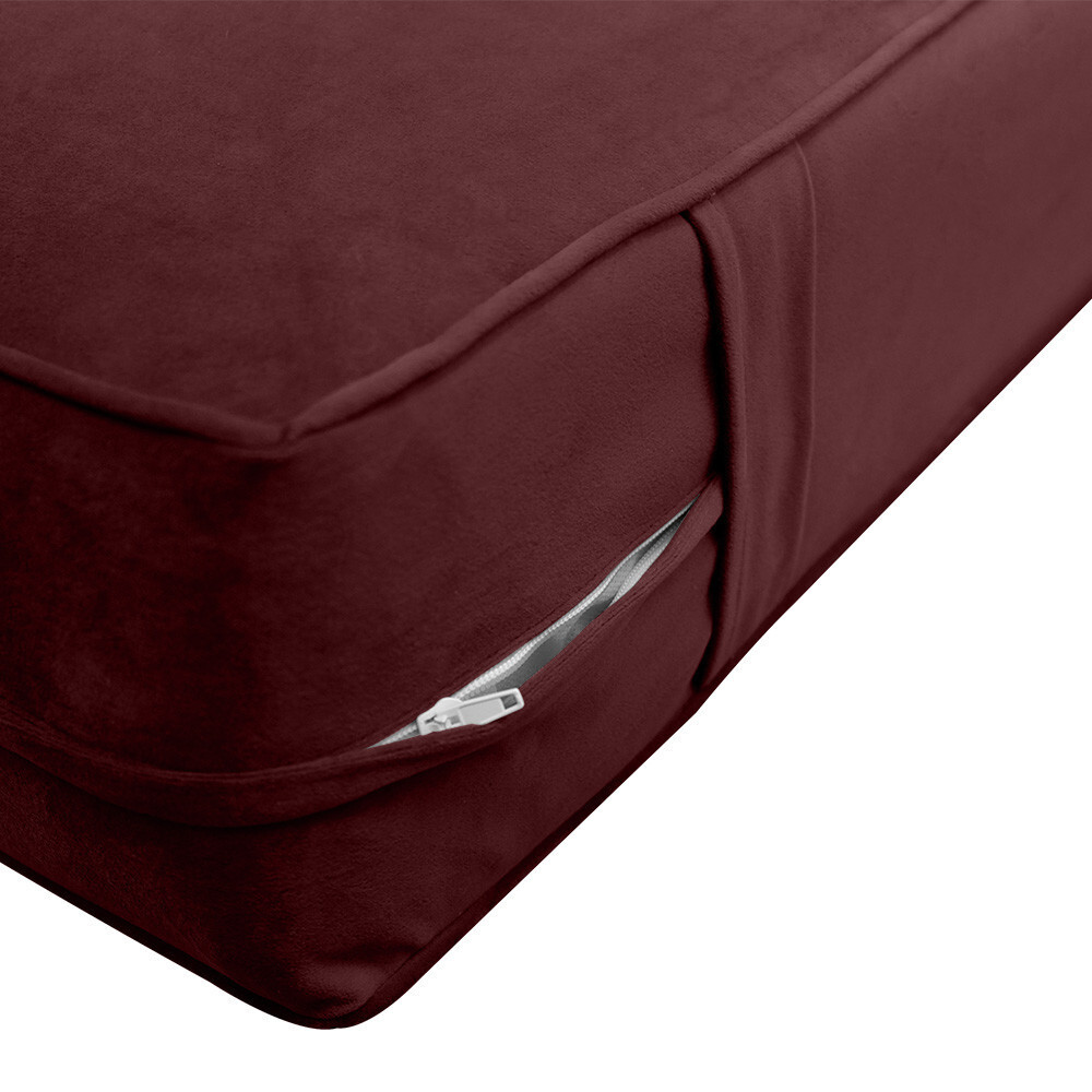 Same Pipe 8″ Twin-XL 80x39x8 Velvet Indoor Daybed Mattress |COVER ONLY|-AD368