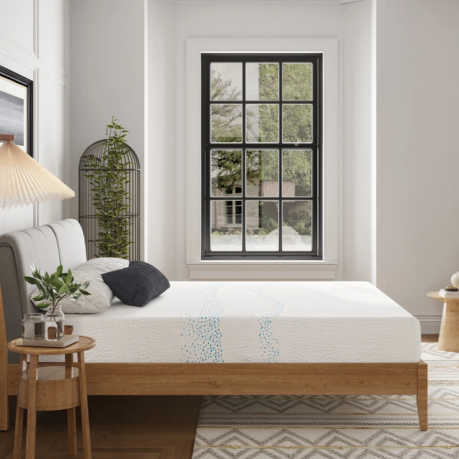Memory Foam Mattresses Medium Firm Jacquard Cover Twin/Full/Queen
