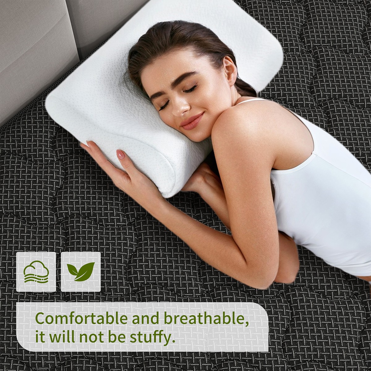 12″14″ Hybrid Mattress In A Box Gel Memory Foam Innerspring Twin Full Queen King