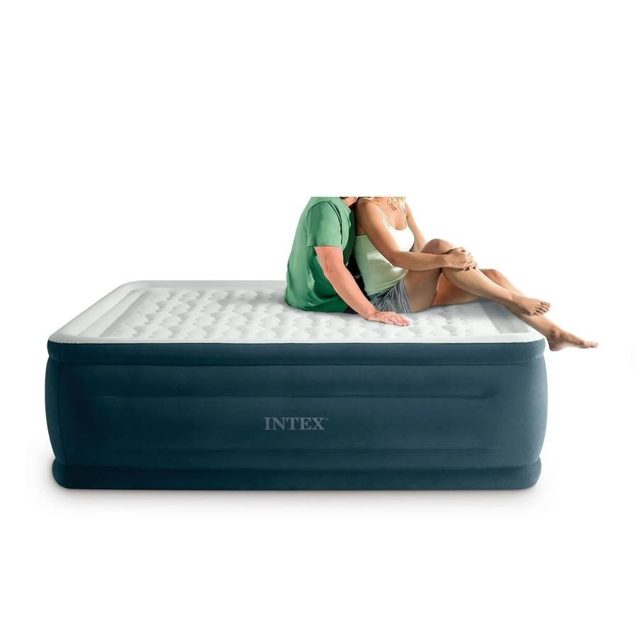 Intex Queen 24″ Pillow Top Airbed Mattress with Internal Pump (22D)