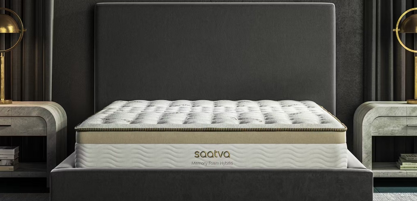 Saatva Memory Foam Hybrid Organic Cotton USA Made Mattress