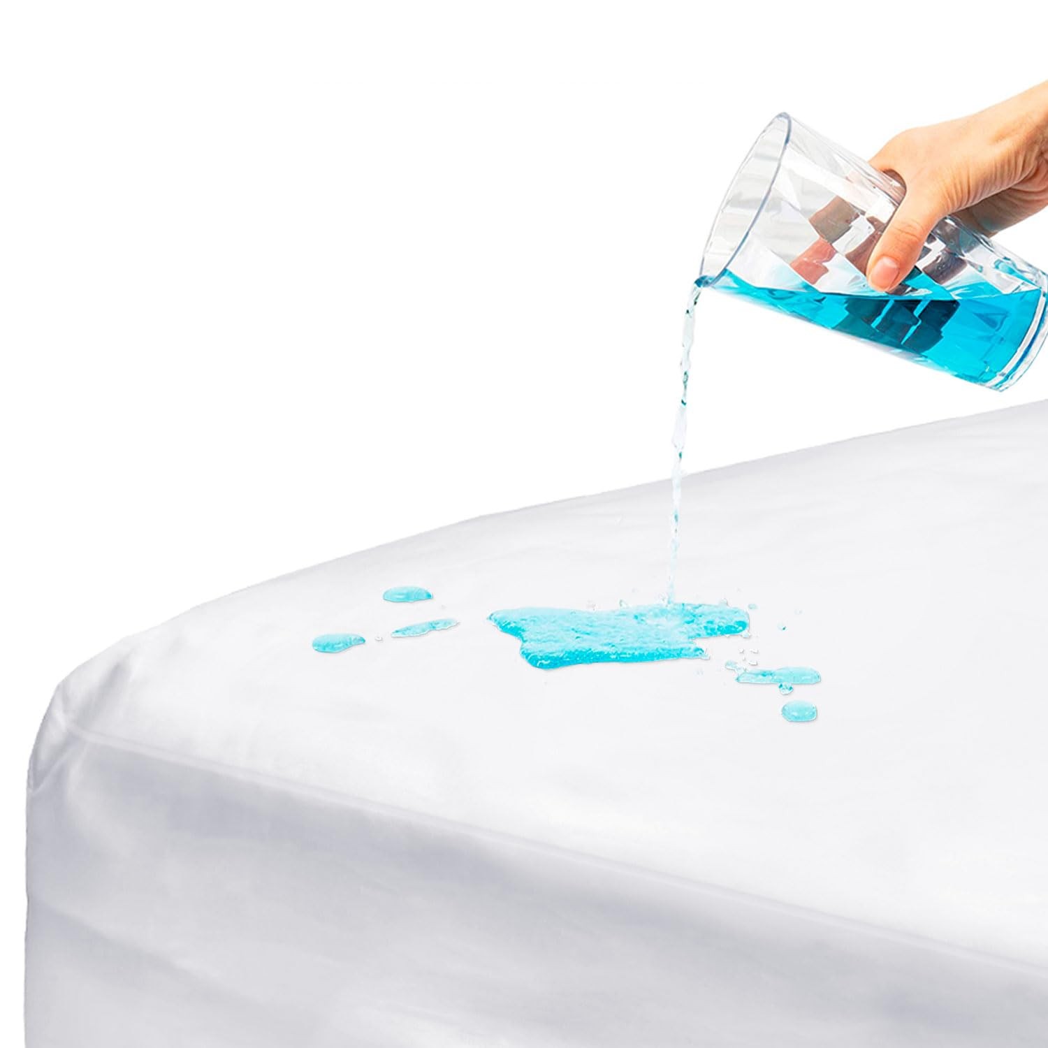 DMI Waterproof Mattress Protector, Pad, Queen, White