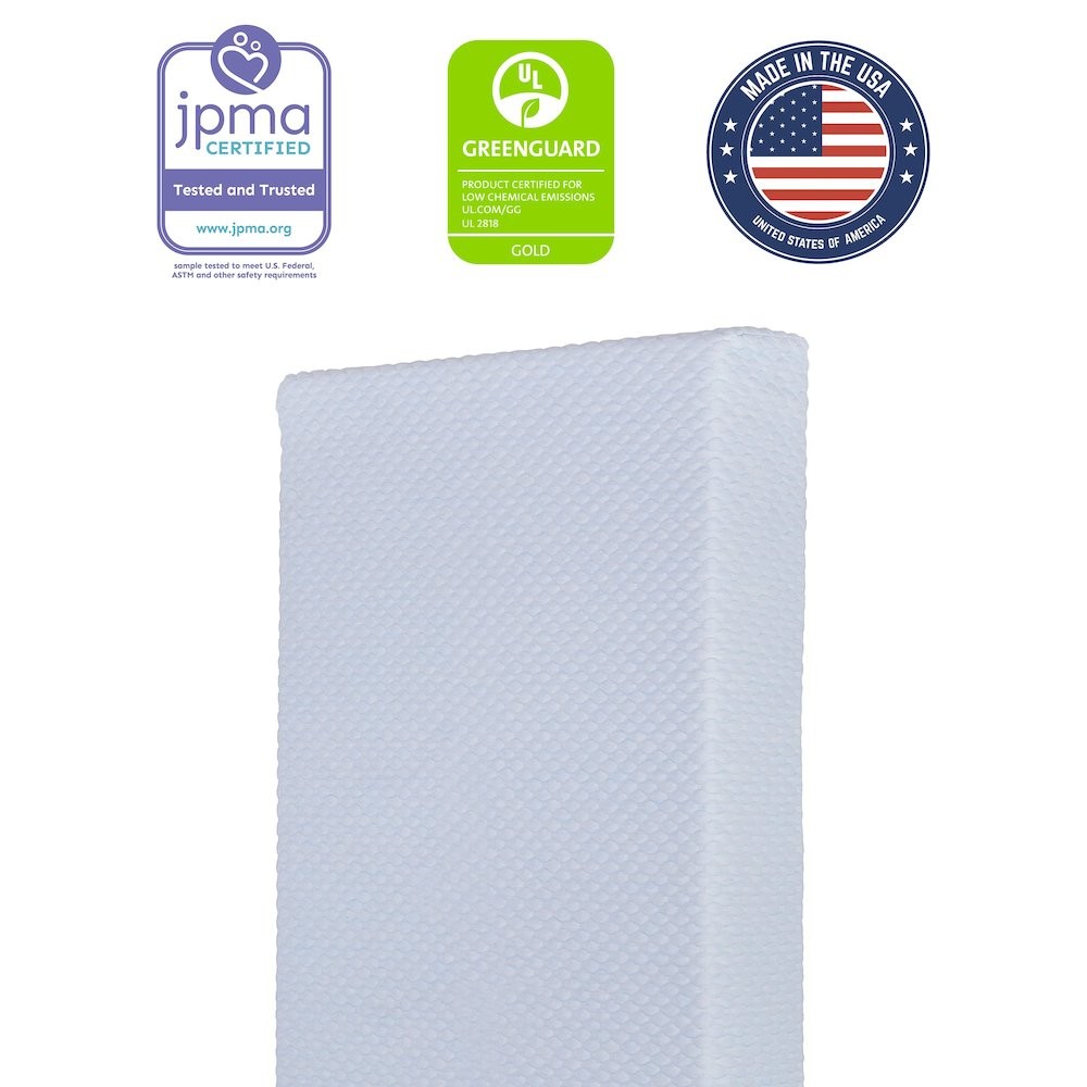 Evolur Sleep, Comfort Balance Plus With Antimicrobial Copper Fiber Crib And…