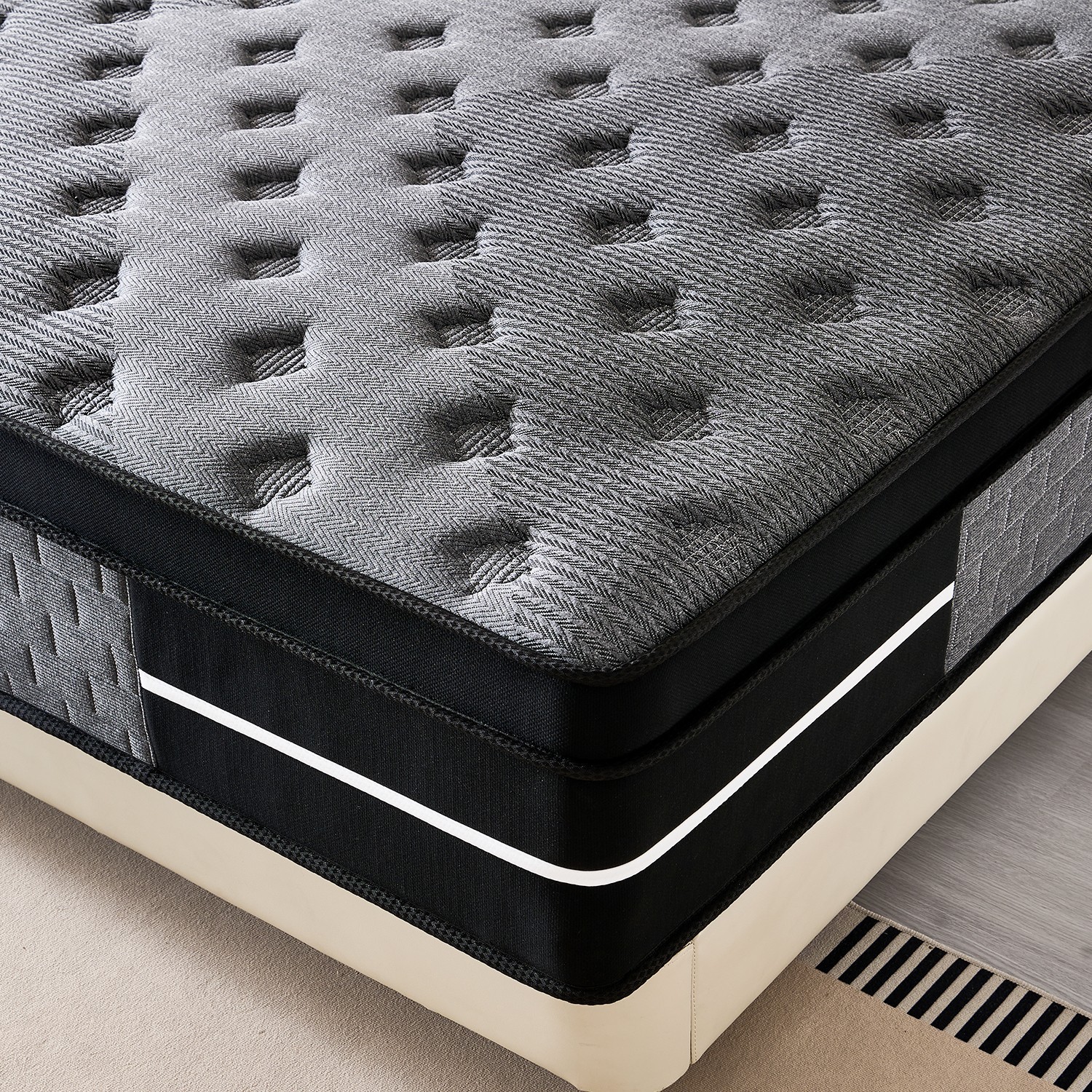 8″10″12″14 Twin Full Queen King Size Mattress in a Box Hybrid Spring Memory Foam