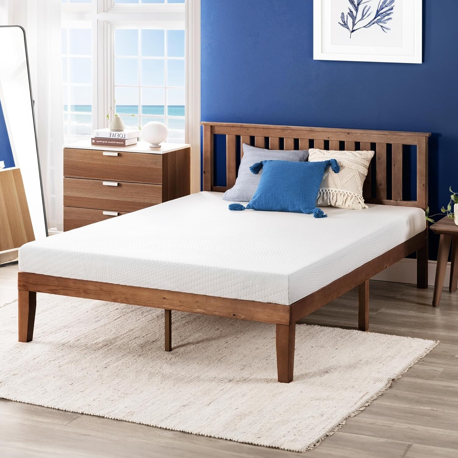 5-Inch Medium Firm Gel Memory Foam Mattress for Kids and Adults, Cooling Comfort
