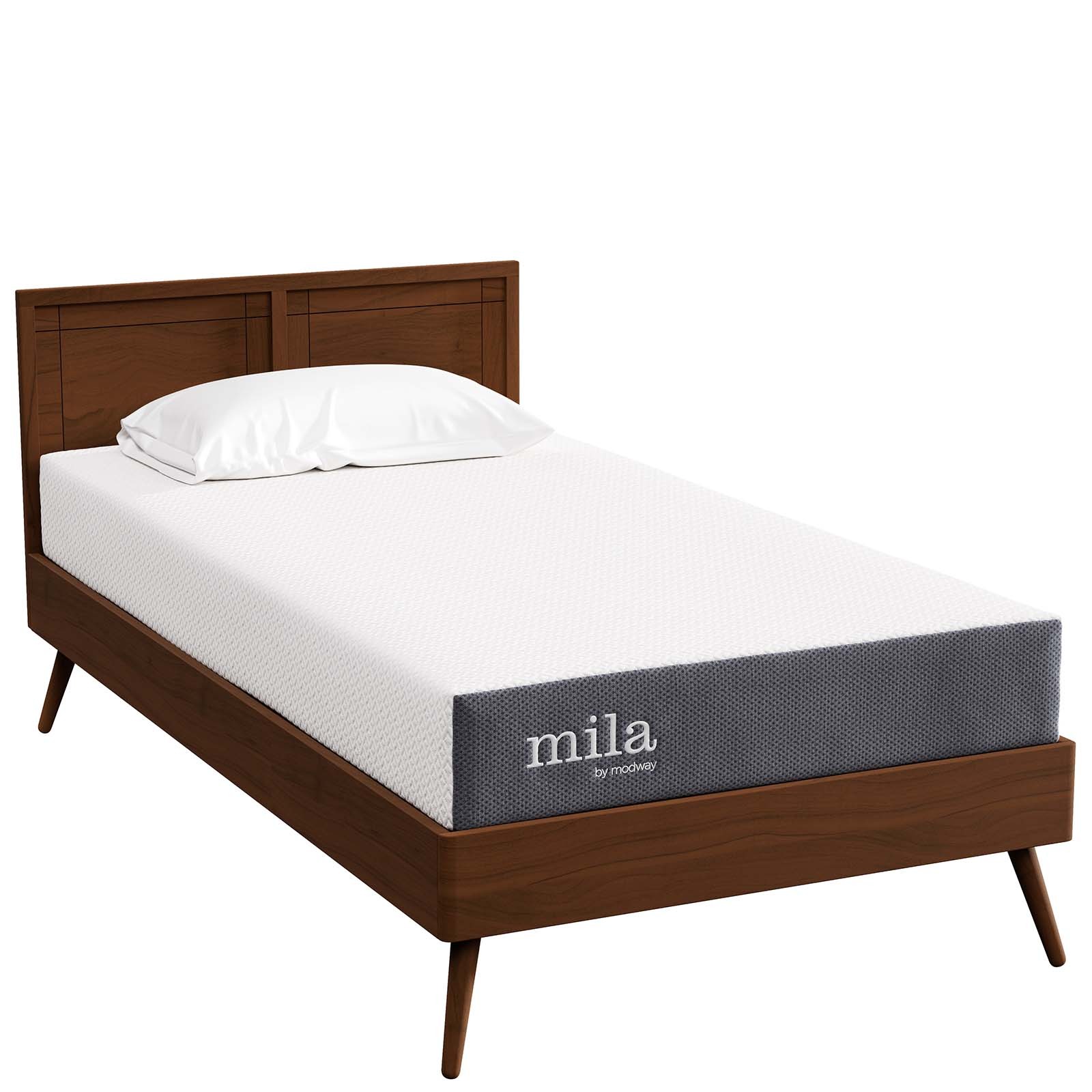 Modway Mila Firm 8″ Fiberglass Free Memory Foam Twin Mattress for Kids