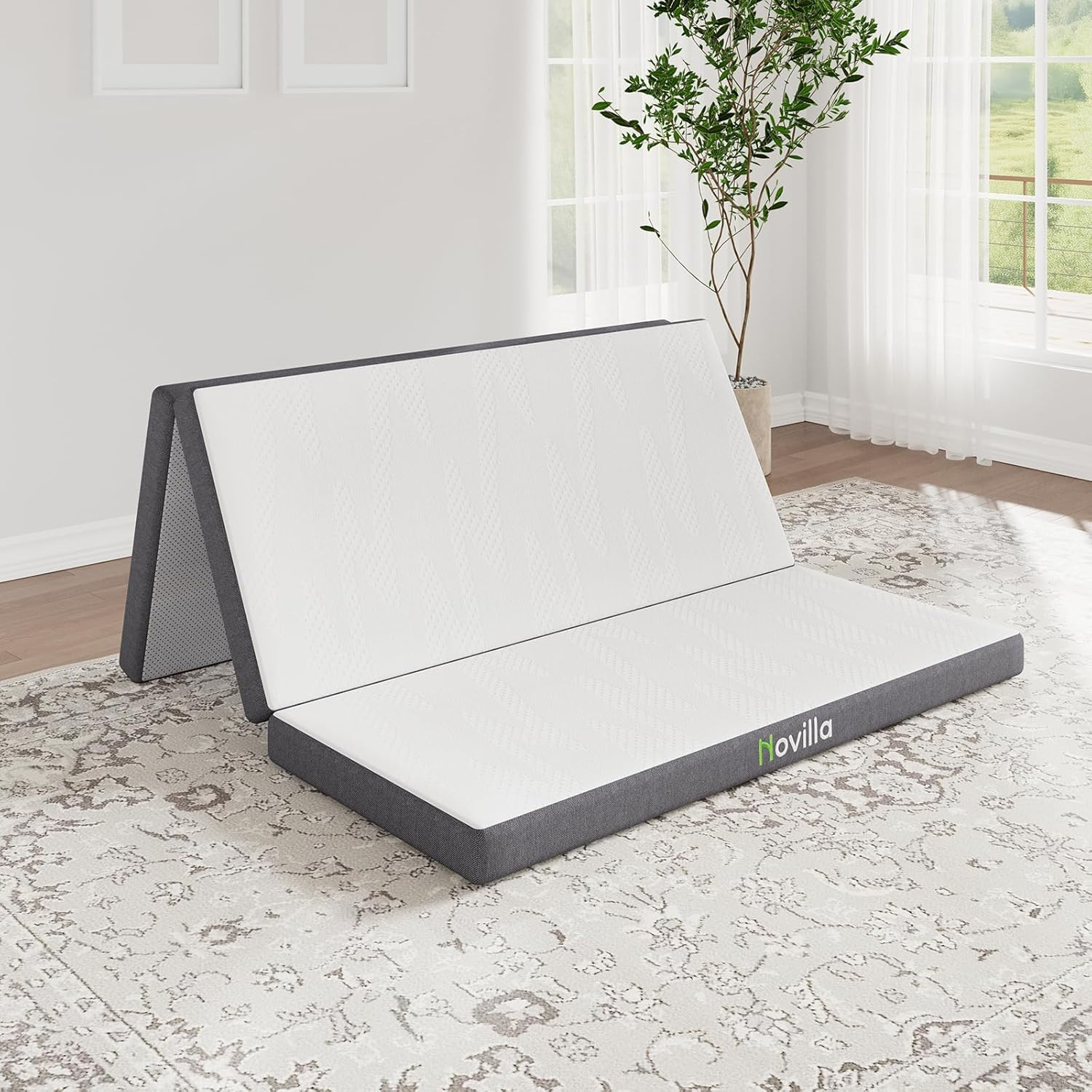 Foldable Mattresses Trifold Portable Memory Foam Twin Queen Choose Your Size