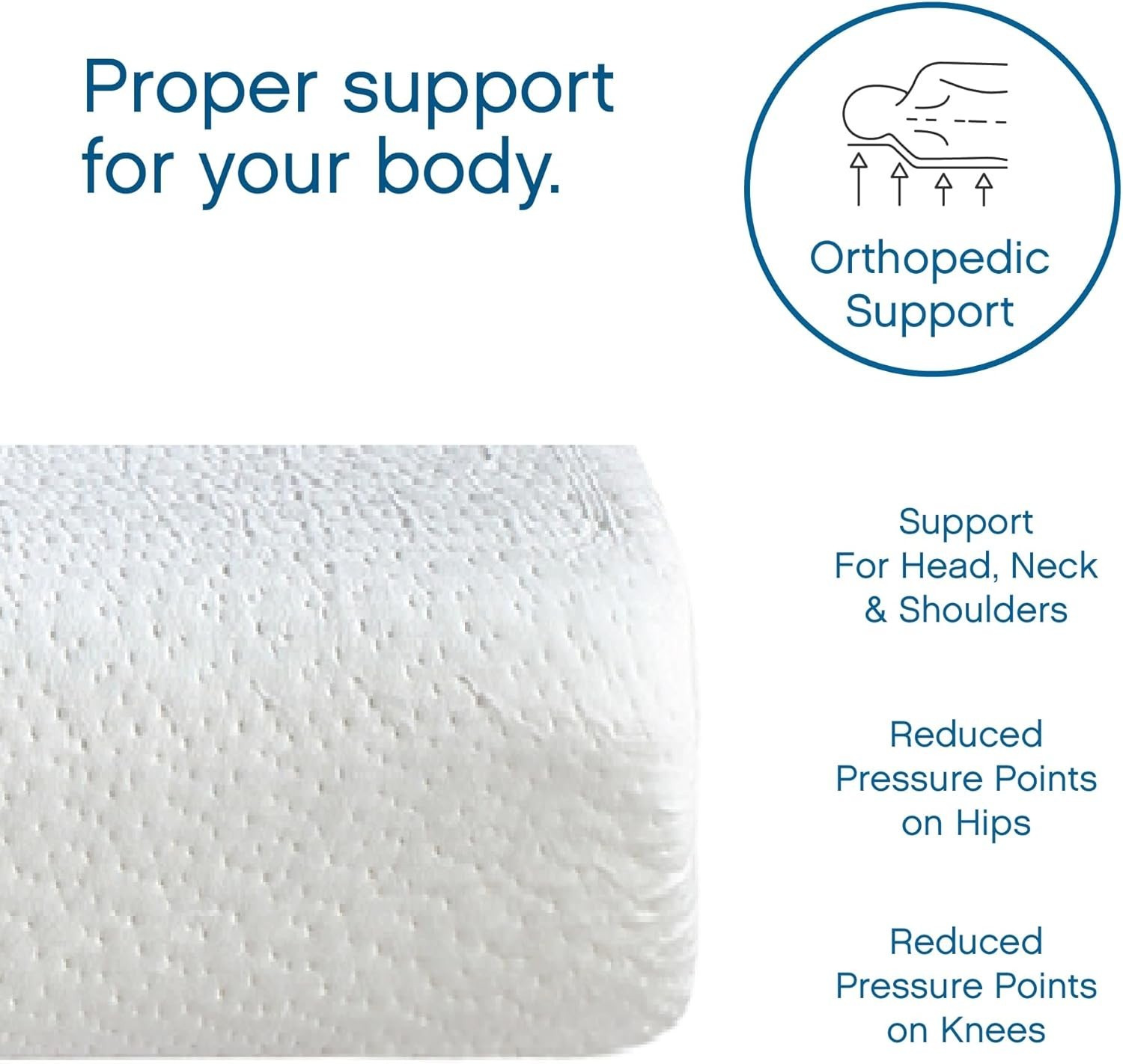 CertiPUR-US 6 Inch Twin Size Mattress – Pressure Relief & Cooling Design