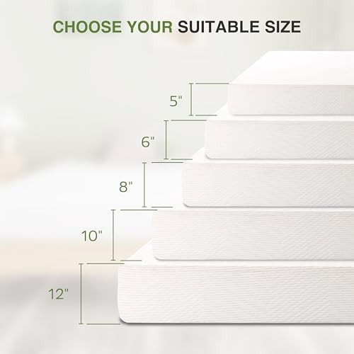 Mattress in a Box, 5 inch Mattresses Made in USA for Kids Bed Twin 5 Inch
