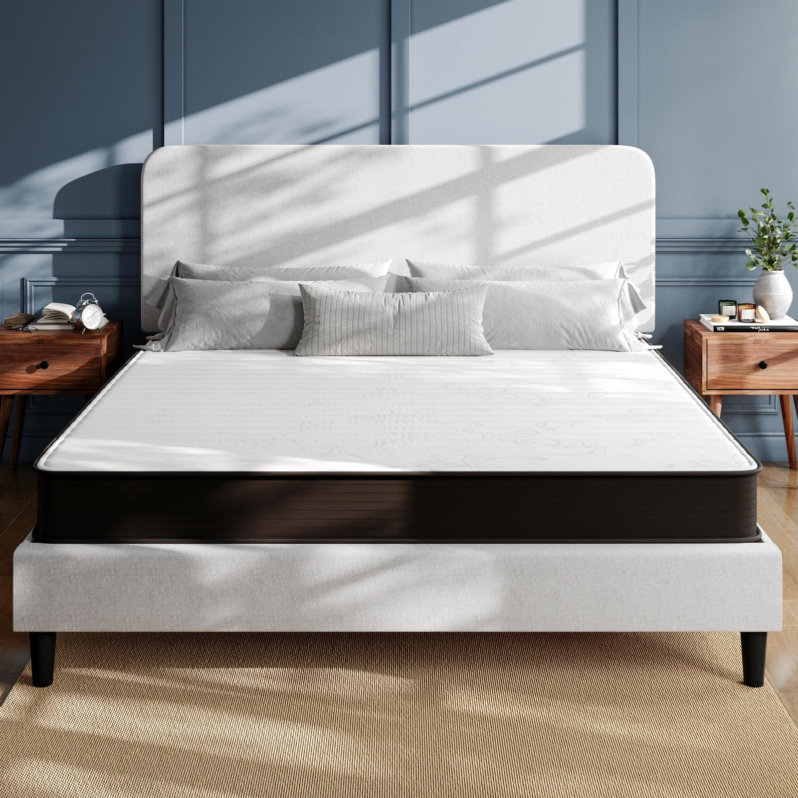 8″ Hybrid InnerSpring King Premium Cooling Mattress in a Box