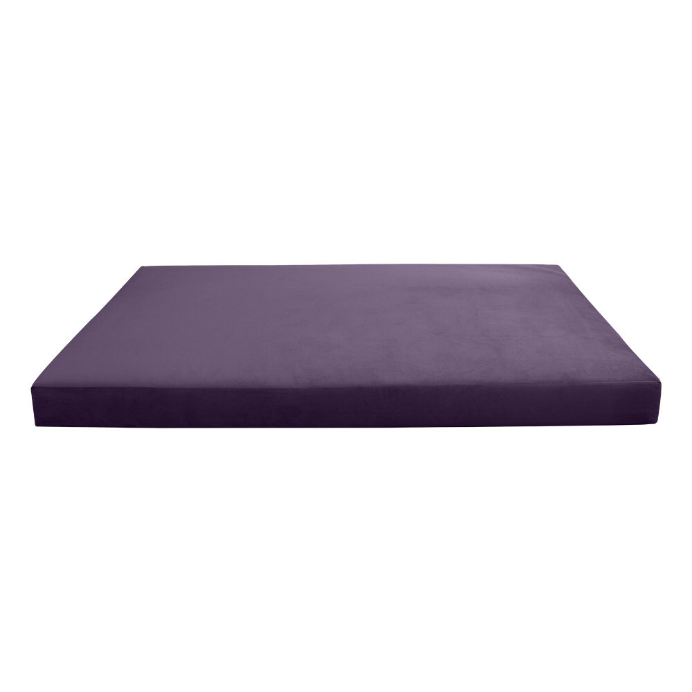 Knife Edge 8″ Twin Size 75x39x8 Velvet Indoor Daybed Mattress |COVER ONLY|-AD339