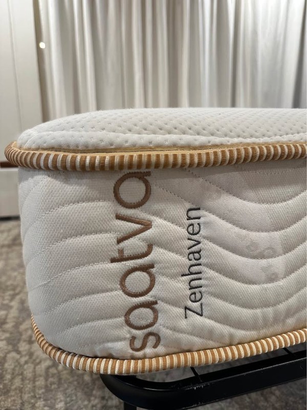 Saatva Zenhaven Natural Latex Mattress ORGANIC Dual Firmness KING