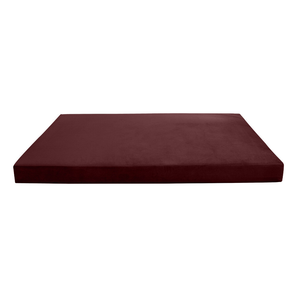 Knife Edge 8″ Twin-XL 80x39x8 Velvet Indoor Daybed Mattress |COVER ONLY|-AD368