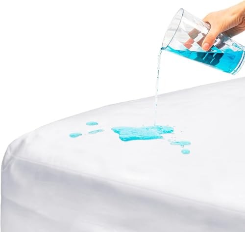 DMI Waterproof Mattress Protector and Cover, Encased Full, White