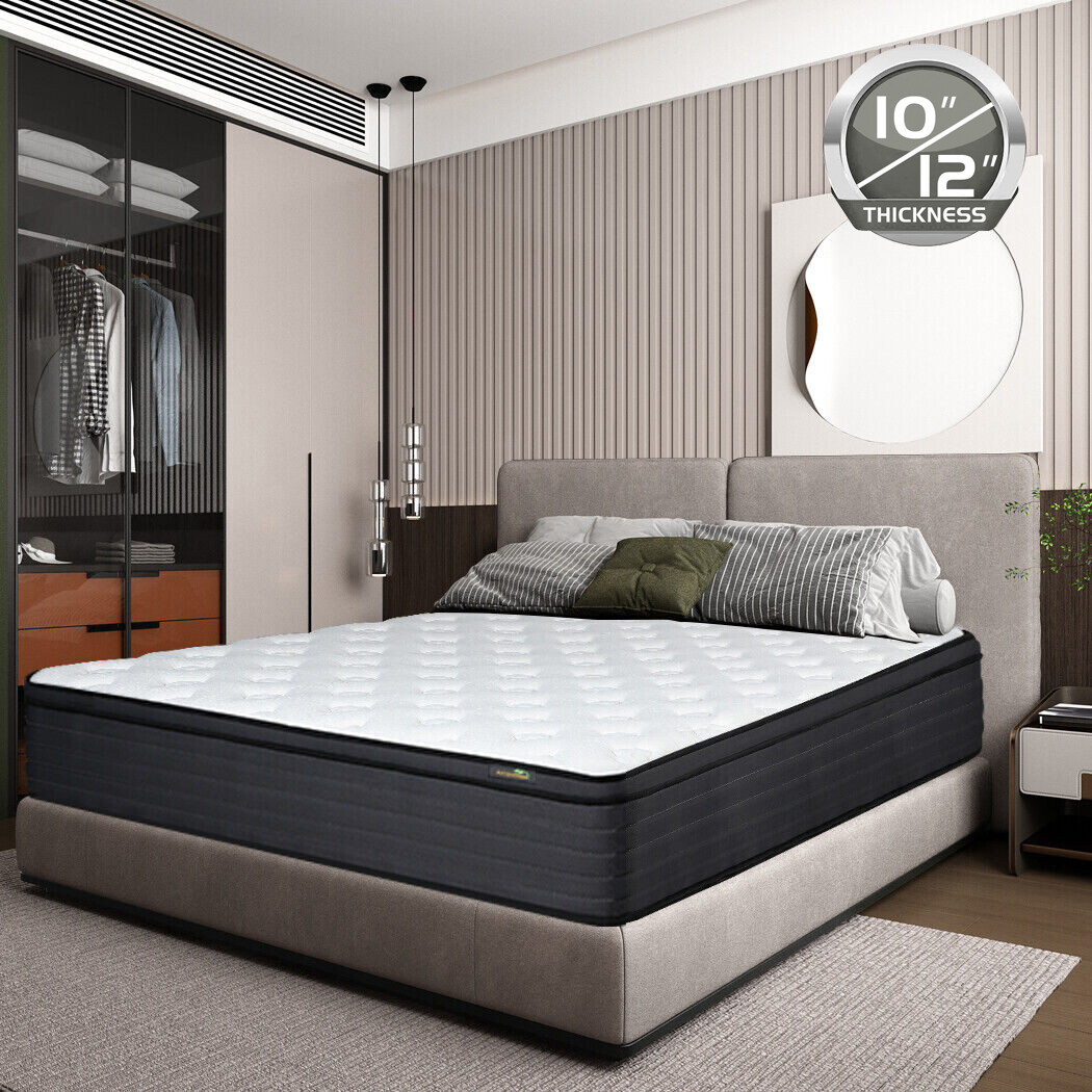 12″14″ Gel Memory Foam Innerspring Hybrid Mattress Twin Full Qeen King in a Box