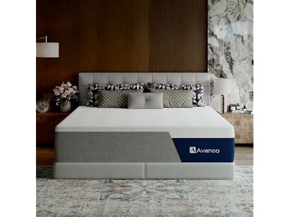 Avenco 12″ Green Tea Premium King Mattress 12 Inch