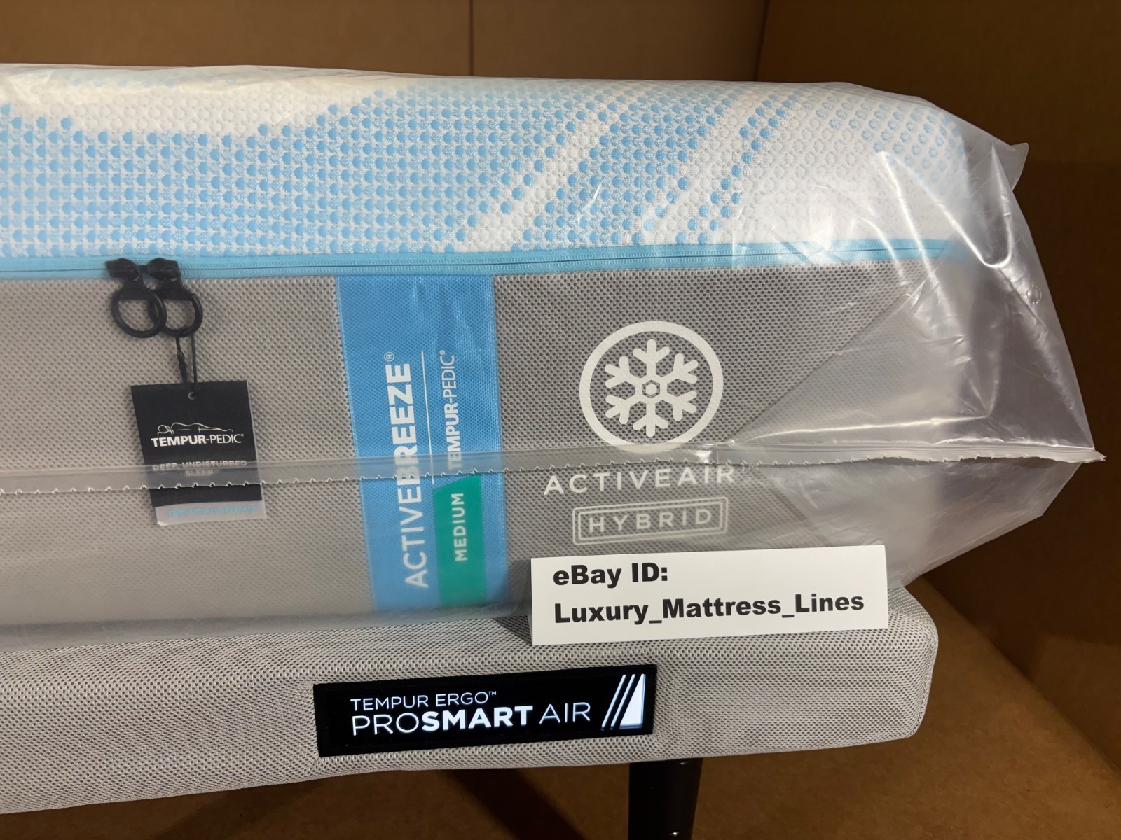 Tempurpedic ActiveBreeze King Mattress W/Pro Smart Air Adjustable Base NEW!