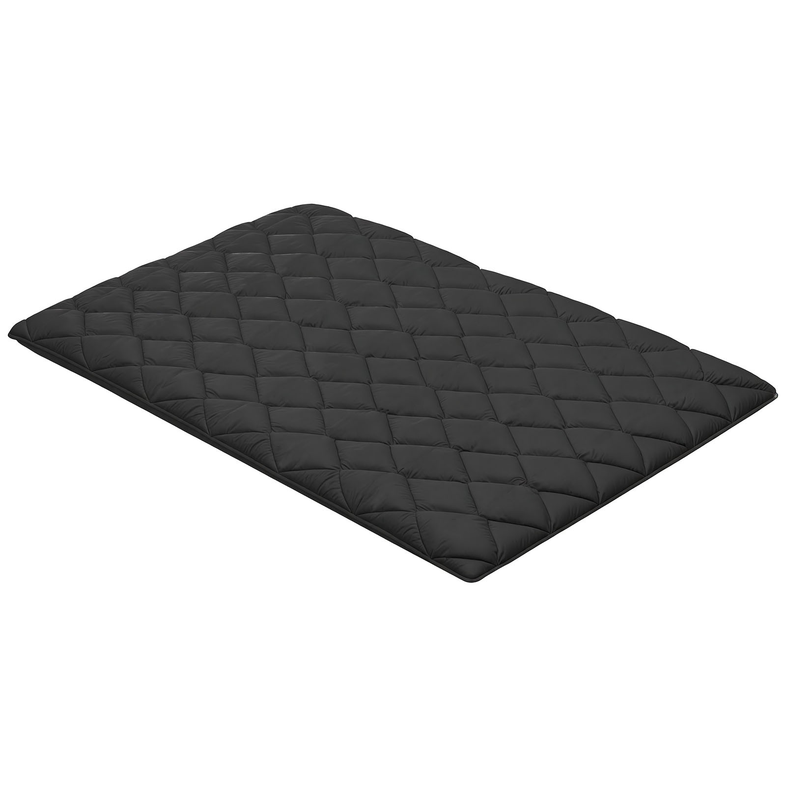 Uimoso Tatami Mattress Full Foldable Futon Mattress with Storage Bag Black