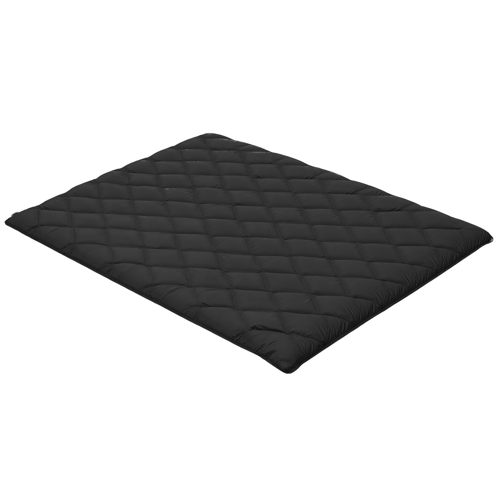 Uimoso Japanese Tatami Mattress Queen Size Foldable Futon with Storage Bag Black