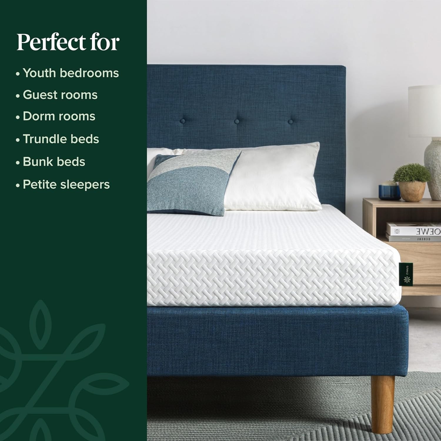 New Version Twin Memory Foam Mattress, Breathable Layers