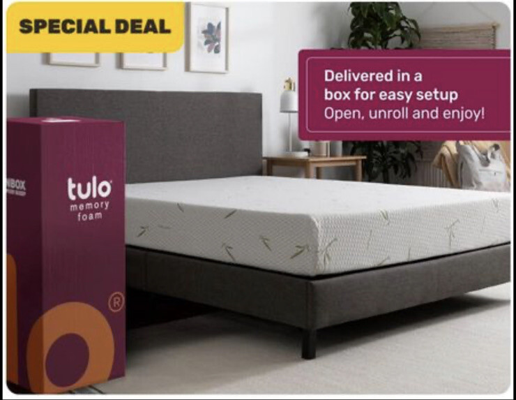 Mattress Firm Bed Mattress Tulo Bamboo Medical Memory Foam Twin size – XL 8”