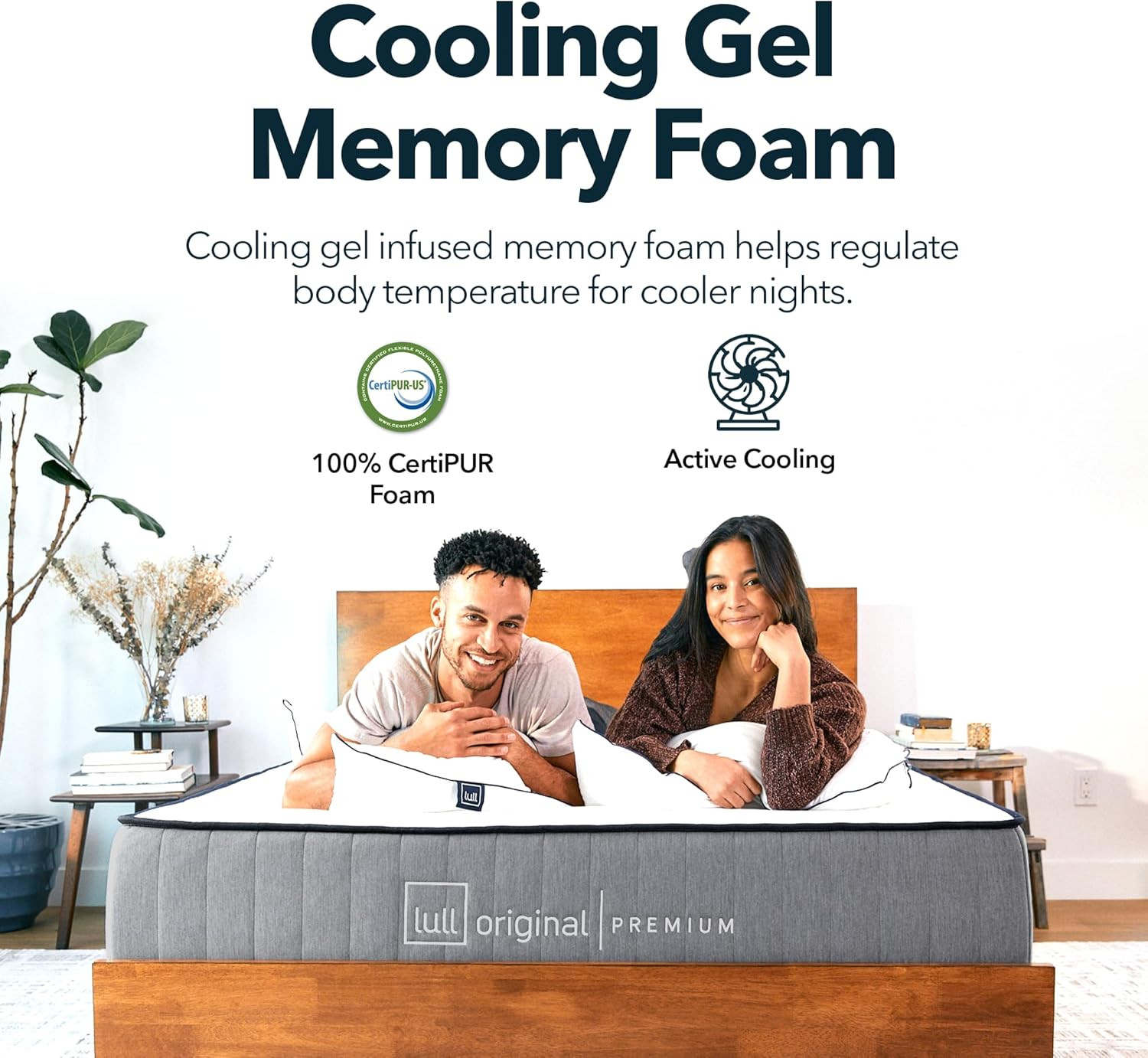 12″ King Size Memory Foam Mattress with Cooling Gel & 365 Night Trial