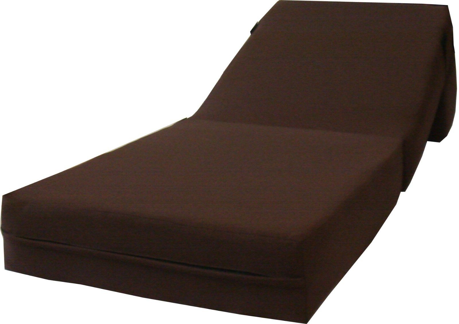 Flip Chair Folding Foam Beds, Portable Studio Sofa Bed, Couch 6x24x70, Brown