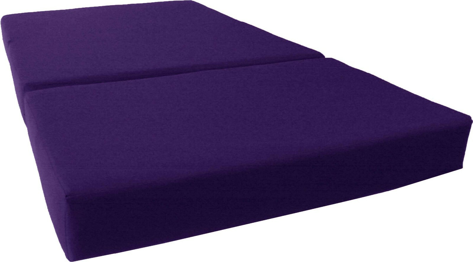 Full Trifold Foam Beds, Foldable Mats, Cushions, Seats 6x54x75 Purple