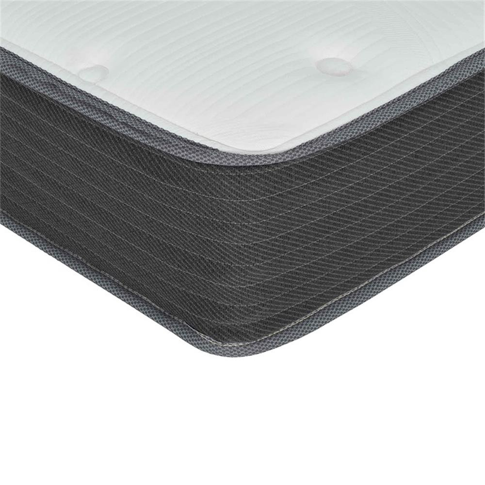 Pemberly Row Modern 8-Inch Polyurethane Full Mattress in White